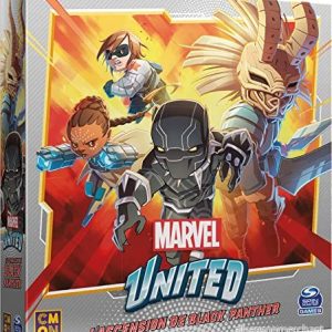 Asmodee CMON MARVEL UNITED Expansion: Ascension de Black Panther brädspel Kortspel Samarbetsspel Spel för vuxna och barn från 14 år Svensk version 3558380107705