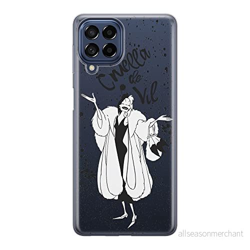 ERT GROUP mobiltelefonfodral för Samsung M53 5G originalt och officiellt licensierat Disney mönster Cruella 001 optimalt anpassad till formen på mobiltelefonen, gedeeltelijk transparant 5905511395025