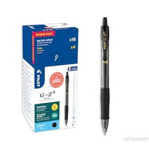 Pilot G-2 516460 Kulspetspenna 0,7 mm, 20-pack Svart 3131910516460