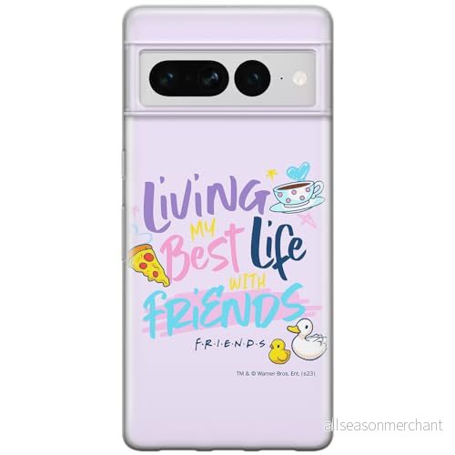 ERT GROUP mobiltelefonfodral för Google PIXEL 7 PRO originalt och officiellt licensierat Friends mönster 024 optimalt anpassad till formen på mobiltelefonen, fodral tillverkad av TPU plast 5905795177713