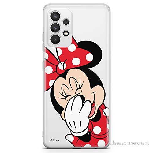 ERT GROUP mobiltelefonfodral för Samsung A32 4G LTE originalt och officiellt licensierat Disney mönster Minnie 006 optimalt anpassad till formen på mobiltelefonen, gedeeltelijk transparant 5903040352052