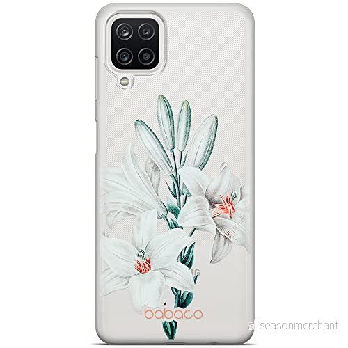 ERT GROUP mobiltelefonfodral för Samsung A12 / M12 F12 originalt och officiellt licensierat Babaco mönster Flowers 039 optimalt anpassad till formen på mobiltelefonen, gedeeltelijk transparant 5905131308528