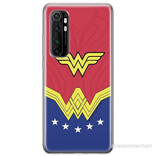 ERT GROUP mobiltelefonfodral för Xiaomi MI NOTE 10 Lite originalt och officiellt licensierat DC mönster Wonder Woman 008 optimalt anpassad till formen på mobiltelefonen, fodral tillverkad av TPU plast 5904805592829