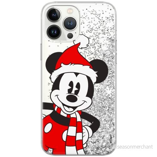 ERT GROUP mobiltelefonfodral för Apple Iphone 7 PLUS/ 8 PLUS originalt och officiellt licensierat Disney mönster Mickey 039 Vit anpassad till formen på mobiltelefonen, med glitter overflow effekt 5903932076608