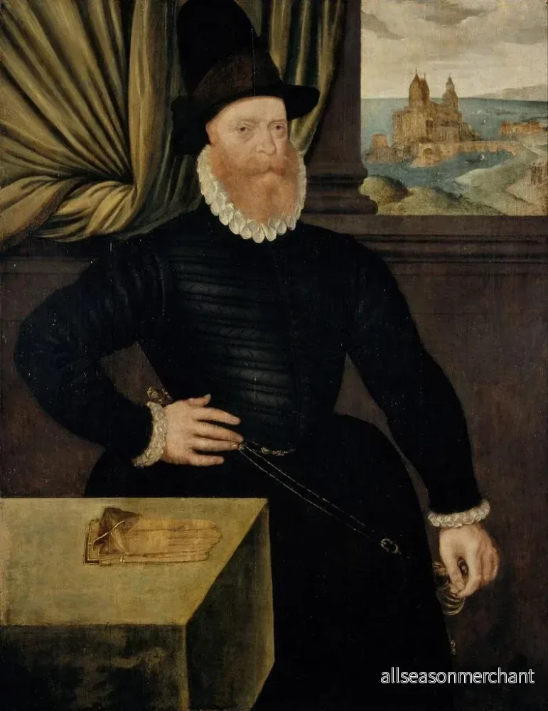 Målning James Douglas, 4:e earl av Morton, omkring 1516 - 1581, regent av Skottland - Arnold Bronckorst | Konsttryck - Bild 2