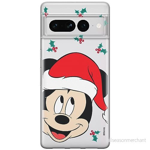ERT GROUP mobiltelefonfodral för Google PIXEL 7 PRO originalt och officiellt licensierat Disney mönster Mickey 041 optimalt anpassad till formen på mobiltelefonen, gedeeltelijk transparant 5905795162566