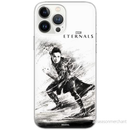 ERT GROUP mobiltelefonfodral för Iphone 13 PRO MAX originalt och officiellt licensierat Marvel mönster Eternals 002 Vit optimalt anpassad, fodral tillverkad av TPU plast 5904805101274