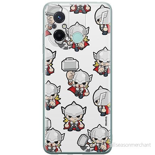 ERT GROUP mobiltelefonfodral för Xiaomi REDMI 12C/ 11A originalt och officiellt licensierat Marvel mönster Thor 007 anpassad till formen på mobiltelefonen, fodral tillverkad av TPU plast 5905511845391
