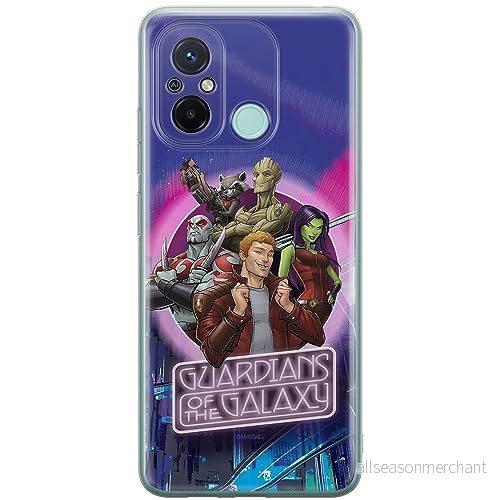 ERT GROUP mobiltelefonfodral för Xiaomi REDMI 12C/ 11A originalt och officiellt licensierat Marvel mönster Guardians of the Galaxy 009, fodral tillverkad av TPU plast 5905511855642