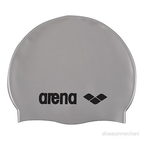 Arena Klassisk badmössa i silikon för pojkar och flickor Silver/svart En Storlek 3468333887700