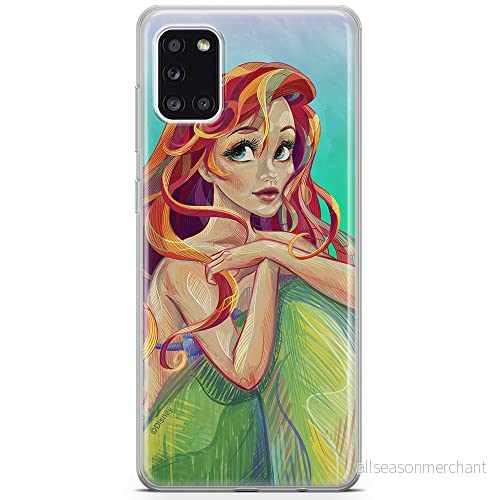 ERT GROUP mobiltelefonfodral för Samsung A31 originalt och officiellt licensierat Disney mönster Ariel 004 optimalt anpassad till formen på mobiltelefonen, fodral tillverkad av TPU plast 5903040218457