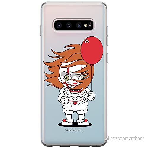 ERT GROUP mobiltelefonfodral för Samsung S10 5G originalt och officiellt licensierat Horror mönster It 005 optimalt anpassad till formen på mobiltelefonen, gedeeltelijk transparant 5905131955364