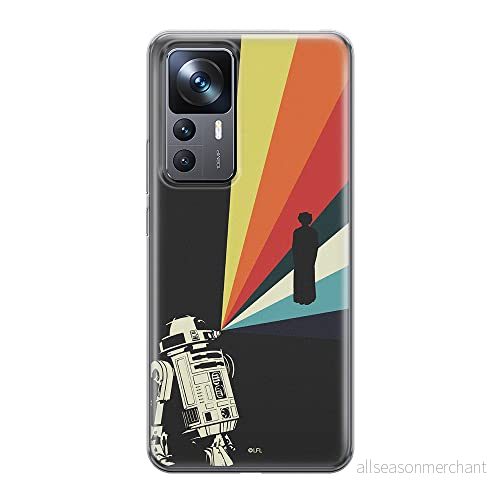 ERT GROUP mobiltelefonfodral för Xiaomi 12T/12T pro/K50 Ultra originalt och officiellt licensierat Star Wars mönster R2D2 003 anpassad till formen på mobiltelefonen, fodral tillverkad av TPU plast 5905511584504