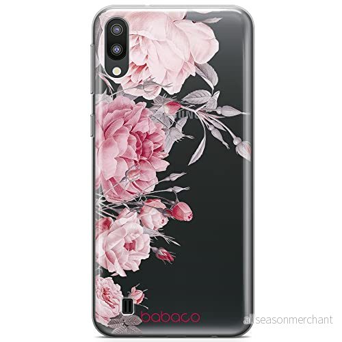 ERT GROUP mobiltelefonfodral för Samsung M10 originalt och officiellt licensierat Babaco mönster Flowers 059 optimalt anpassad till formen på mobiltelefonen, gedeeltelijk transparant 5905131372161