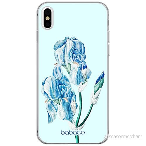 ERT GROUP mobiltelefonfodral för Iphone X/XS originalt och officiellt licensierat Babaco mönster Flowers 025 optimalt anpassad till formen på mobiltelefonen, fodral tillverkad av TPU plast 5905131256362