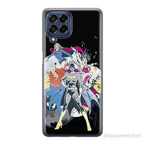 ERT GROUP mobiltelefonfodral för Samsung M33 5G originalt och officiellt licensierat DC mönster Super Girls 001 optimalt anpassad till formen på mobiltelefonen, fodral tillverkad av TPU plast 5905511341725