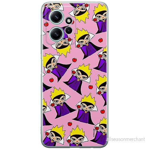 ERT GROUP mobiltelefonfodral för Xiaomi REDMI NOTE 12 4G originalt och officiellt licensierat Disney mönster The Evil Queen 003 anpassad till formen på mobiltelefonen, fodral tillverkad av TPU plast 5905511947750