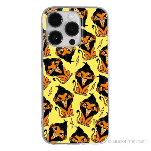 ERT GROUP mobiltelefonfodral för Apple Iphone 14 PRO originalt och officiellt licensierat Disney mönster Scar 002 optimalt anpassad till formen på mobiltelefonen, fodral tillverkad av TPU plast 5905131920973
