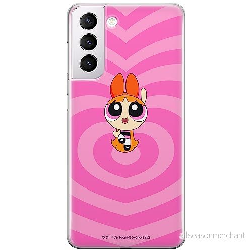 ERT GROUP mobiltelefonfodral för Samsung S21 originalt och officiellt licensierat The Powerpuff Girls mönster 004, fodral tillverkad av TPU plast 5905511955427