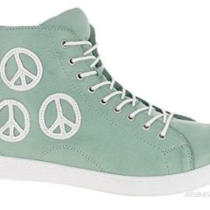 Andrea Conti Damsneakers, pepparmynta/vit, 42 EU, Pepparmynta vit, EU 4065139975205