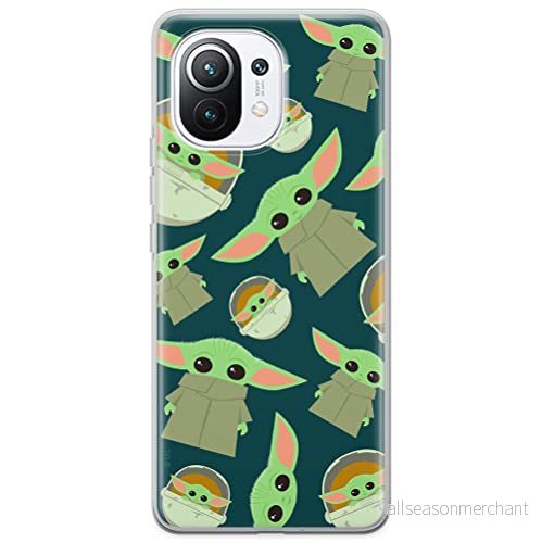 ERT GROUP mobiltelefonfodral för Xiaomi 11 originalt och officiellt licensierat Star Wars mönster Baby Yoda 006 optimalt anpassad till formen på mobiltelefonen, fodral tillverkad av TPU plast 5903537115221
