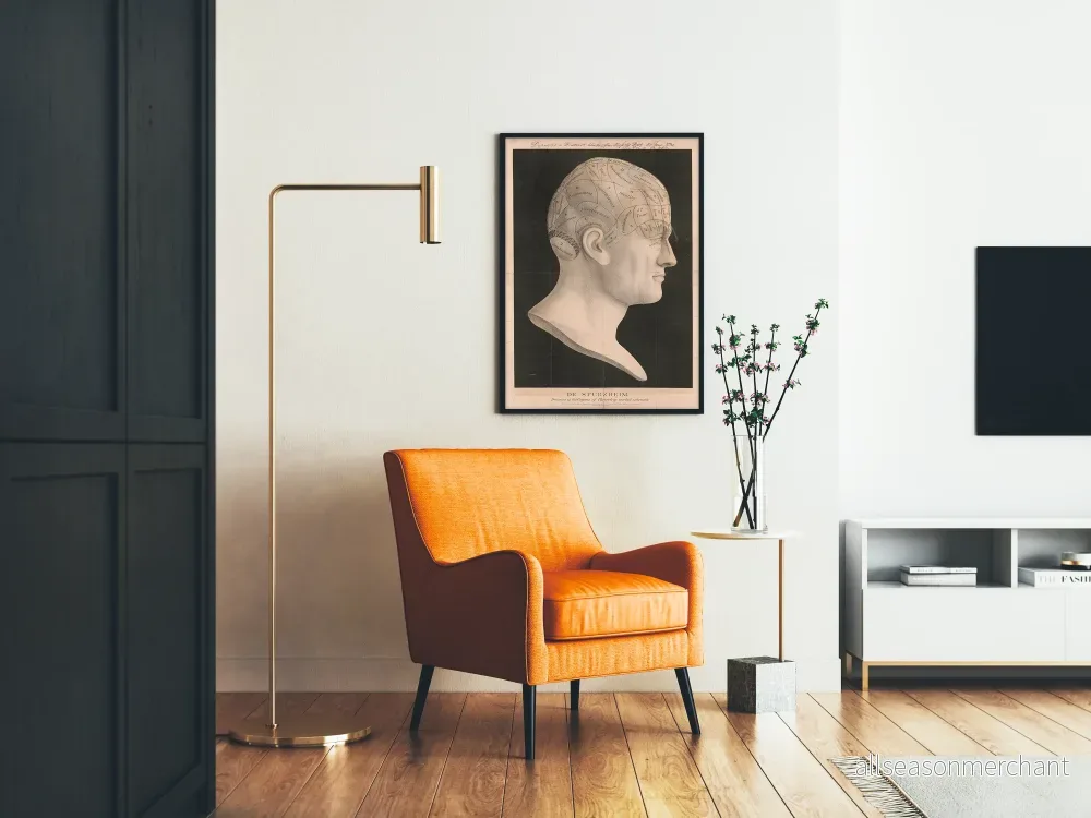 Väggposter av Anatomi av Frenologi av Dr Spurzheim - Bild 2