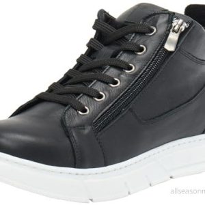 Andrea Conti Damsneakers med snörning, svart, 39 EU 4067518173981