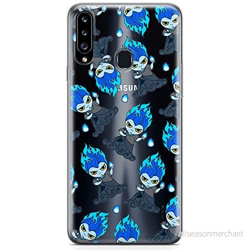 ERT GROUP mobiltelefonfodral för Samsung A20S originalt och officiellt licensierat Disney mönster Hades 002 optimalt anpassad till formen på mobiltelefonen, gedeeltelijk transparant 5905131419705