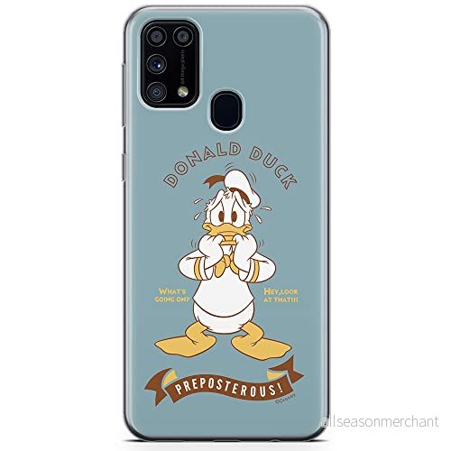 ERT GROUP mobiltelefonfodral för Samsung M31 originalt och officiellt licensierat Disney mönster Donald 004 optimalt anpassad till formen på mobiltelefonen, fodral tillverkad av TPU plast 5904805480294