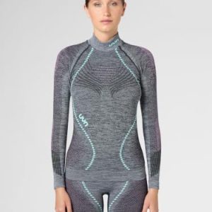 UYN dam ambityon Uw långärmad smält sköldpadda hals Black Melange/Pink/Aqua L/XL 8054216349936 UYN dam ambityon Uw långärmad smält sköldpadda hals Black Melange/Pink/Aqua L/XL 8054216349936