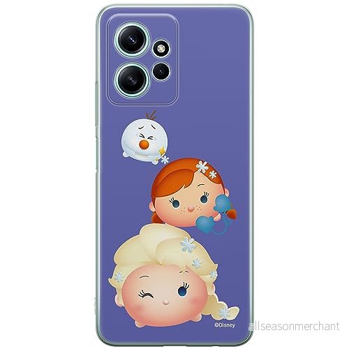 ERT GROUP mobiltelefonfodral för Xiaomi REDMI NOTE 12 4G originalt och officiellt licensierat Disney mönster Frozen 004 optimalt anpassad till formen på mobiltelefonen, fodral tillverkad av TPU plast 5905511951238