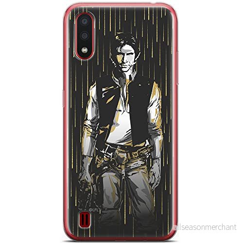 ERT GROUP mobiltelefonfodral för Samsung A01 originalt och officiellt licensierat Star Wars mönster Han Solo 002 optimalt anpassad till formen på mobiltelefonen, fodral tillverkad av TPU plast 5904805433740