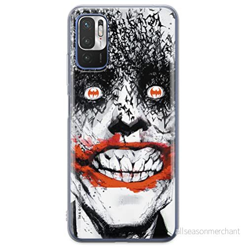 ERT GROUP mobiel telefoonhoesje voor Xiaomi REDMI NOTE 10 5G / POCO M3 PRO origineel en officieel erkend DC patroon Joker 007 aangepast aan de vorm van mobiele telefoon, hoesje is gemaakt TPU 5904805616129