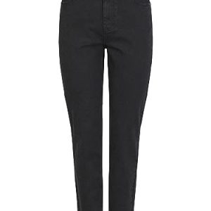 PIECES Kesia High Waisted mammajeans, Svart denim, Slim fit 5714500586340 PIECES Kesia High Waisted mammajeans, Svart denim, Slim fit 5714500586340