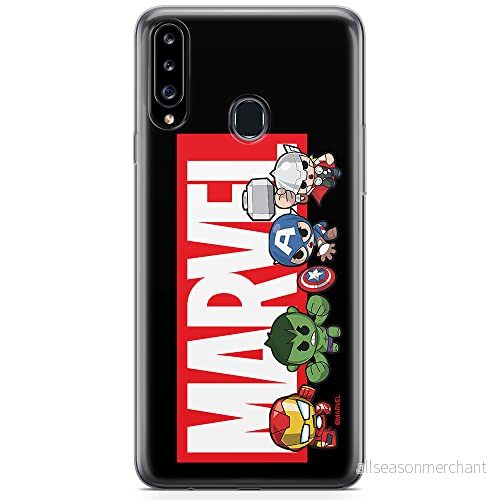 ERT GROUP mobiltelefonfodral för Samsung A20S originalt och officiellt licensierat Marvel mönster 010 optimalt anpassad till formen på mobiltelefonen, fodral tillverkad av TPU plast 5904805179662