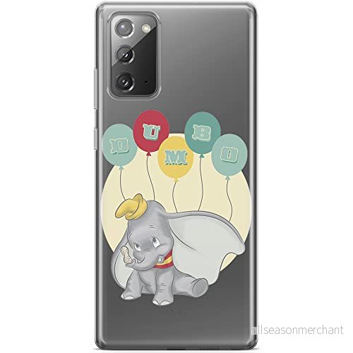 ERT GROUP mobiltelefonfodral för Samsung GALAXY NOTE 20 originalt och officiellt licensierat Disney mönster Dumbo 003 optimalt anpassad till formen på mobiltelefonen, gedeeltelijk transparant 5903040447901
