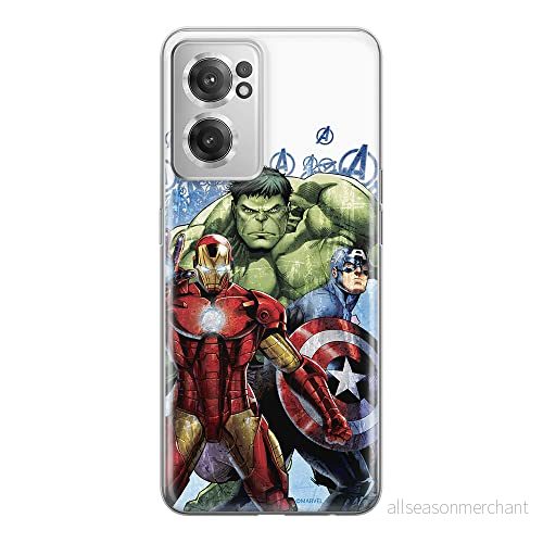 ERT GROUP mobiltelefonfodral för Oneplus NORD CE 2 originalt och officiellt licensierat Marvel mönster Avengers 009 optimalt anpassad till formen på mobiltelefonen, fodral tillverkad av TPU plast 5905511299378