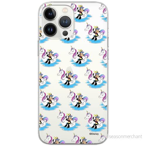 ERT GROUP mobiltelefonfodral för Samsung S10 PLUS originalt och officiellt licensierat Disney mönster Minnie 030 Vit optimalt anpassad till formen på mobiltelefonen, gedeeltelijk transparant 5903040651728