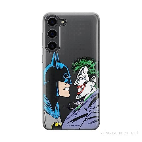 ERT GROUP mobiltelefonfodral för Samsung S23 PLUS originalt och officiellt licensierat DC mönster Batman & Joker 005 optimalt anpassad till formen på mobiltelefonen, gedeeltelijk transparant 5905511452827