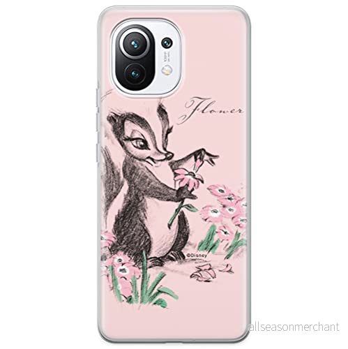 ERT GROUP mobiltelefonfodral för Xiaomi 11 originalt och officiellt licensierat Disney mönster Flower Skunk 001 optimalt anpassad till formen på mobiltelefonen, fodral tillverkad av TPU plast 5903537117669