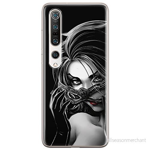 ERT GROUP mobiltelefonfodral för Xiaomi MI 10 / PRO originalt och officiellt licensierat DC mönster Catwoman 004 optimalt anpassad till formen på mobiltelefonen, fodral tillverkad av TPU plast 5903537178226