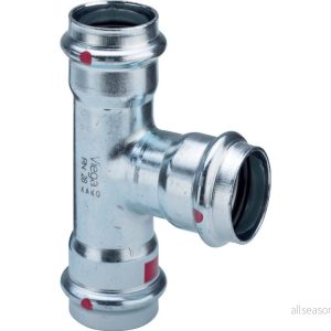 Viega Prestabo T-stycke 35x22x35 mm galvaniserat stål 4015211558765 Viega Prestabo T-stycke 35x22x35 mm galvaniserat stål 4015211558765
