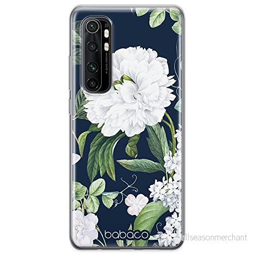 ERT GROUP mobiltelefonfodral för Xiaomi MI NOTE 10 Lite originalt och officiellt licensierat Babaco mönster Flowers 031 optimalt anpassad till formen på mobiltelefonen, fodral tillverkad av TPU plast 5905131280909