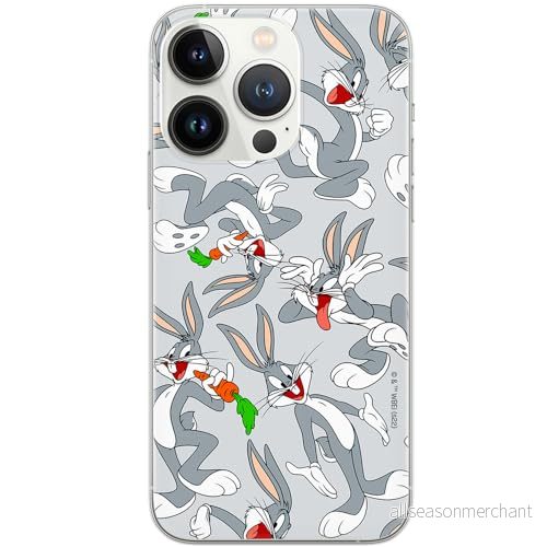 ERT GROUP mobiltelefonfodral för Iphone 13 PRO originalt och officiellt licensierat Looney Tunes mönster Bugs 013 optimalt anpassad till formen på mobiltelefonen, fodral tillverkad av TPU plast 5905511658472