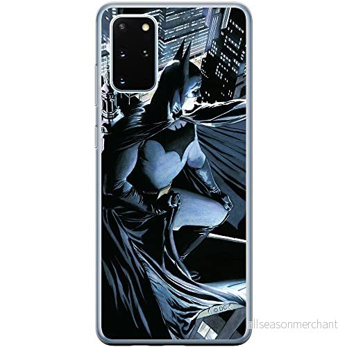 ERT GROUP mobiltelefonfodral för Samsung S20 PLUS / S11 originalt och officiellt licensierat DC mönster Batman 004 Vit optimalt anpassad till formen på mobiltelefonen, fodral tillverkad av TPU plast 5903537535845