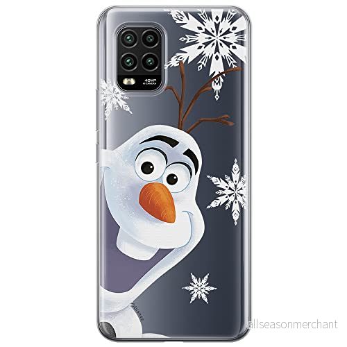 ERT GROUP mobiltelefonfodral för Xiaomi MI 10 LITE originalt och officiellt licensierat Disney mönster Olaf 002 optimalt anpassad till formen på mobiltelefonen, gedeeltelijk transparant 5903537144887