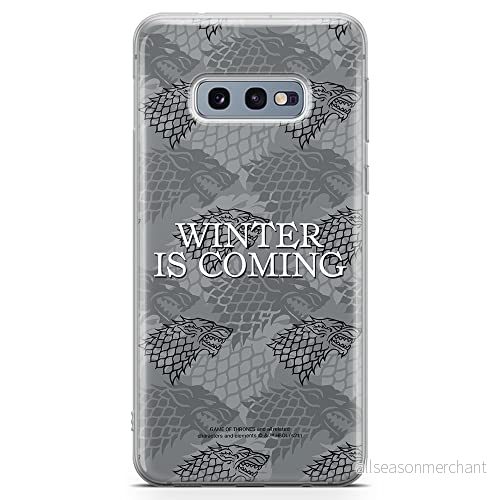 ERT GROUP mobiltelefonfodral för Samsung S10e originalt och officiellt licensierat Game od Thrones mönster of 019 anpassad till formen på mobiltelefonen, fodral tillverkad av TPU plast 5903932691467