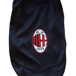 AC Milan T shirt för hundar och katter, Tshirt Unisex Vuxen, Svart, L 8059300742105