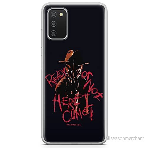 ERT GROUP mobiltelefonfodral för Samsung A03S originalt och officiellt licensierat Horror mönster Nightmare of Elm Street 007 anpassad till formen på mobiltelefonen, fodral tillverkad av TPU plast 5905511086756