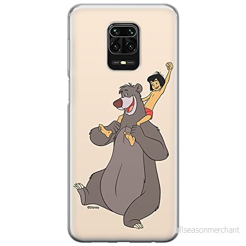 ERT GROUP mobiltelefonfodral för Xiaomi REDMI NOTE 9 PRO/ 9S originalt och officiellt licensierat Disney mönster Jungle Book 002 anpassad till formen på mobiltelefonen, fodral tillverkad av TPU plast 5905131196576